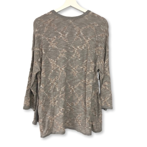 J Jill Pure Jill Gray Open Front Cardigan Sweater Size Small - Picture 2 of 11